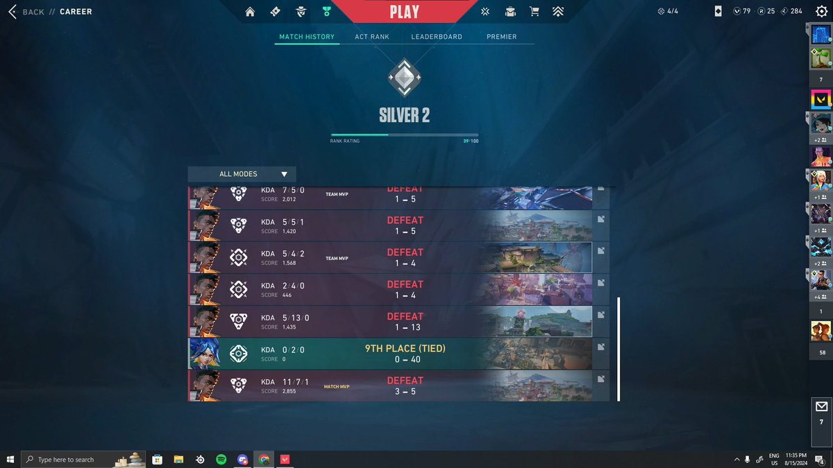 F4esh24's tweet image. Haven't won a Valorant game in 3 days. Might be time to quit