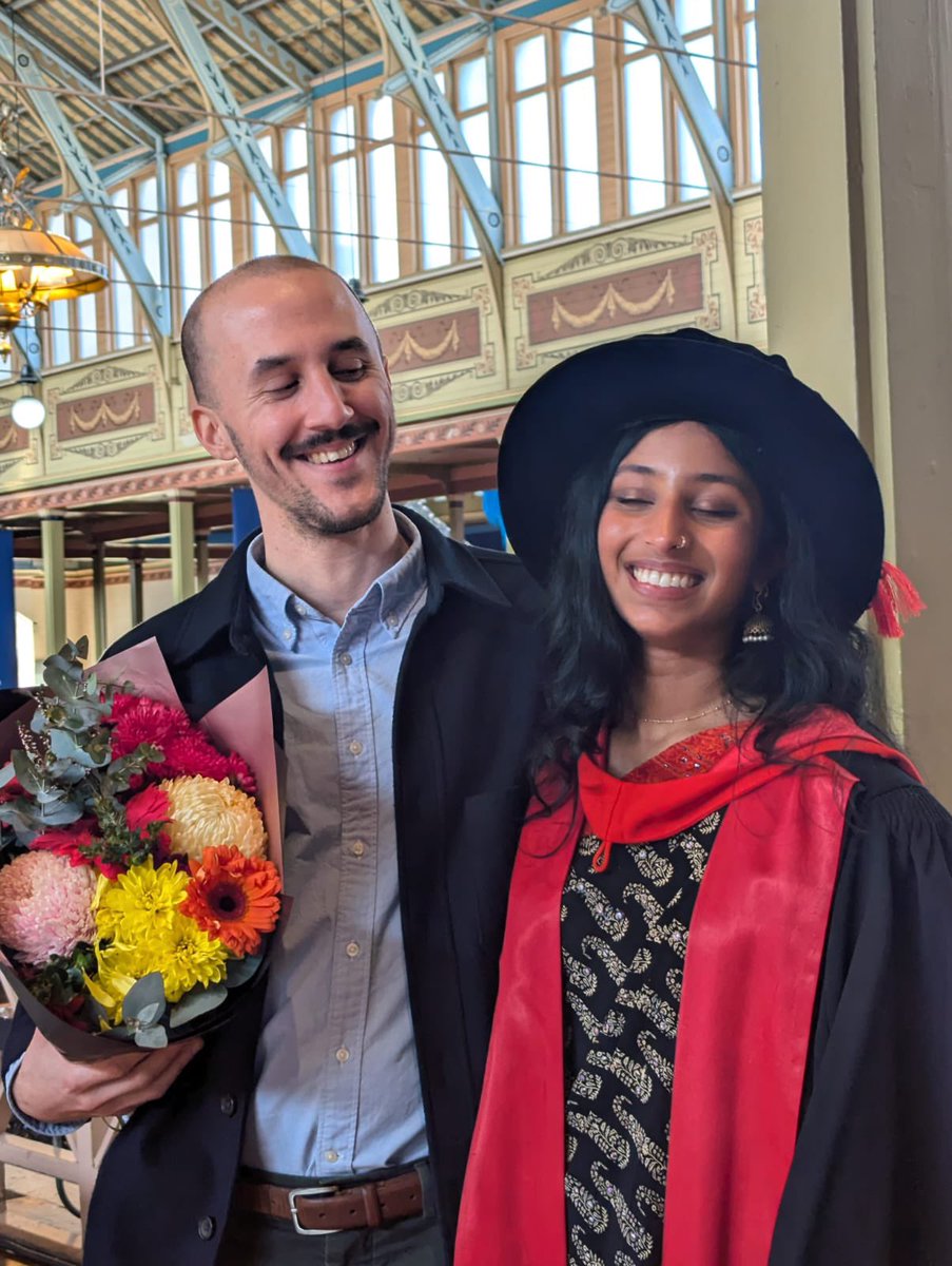 Finally got to doff my bonnet last weekend, exactly 1 year after submitting my thesis! Big thanks to <a href="/DrKristinBrown/">Kristin Brown</a>, <a href="/DrAndrewCox/">Andy Cox</a> and the many labmates/friends/loved ones who got me through in one piece