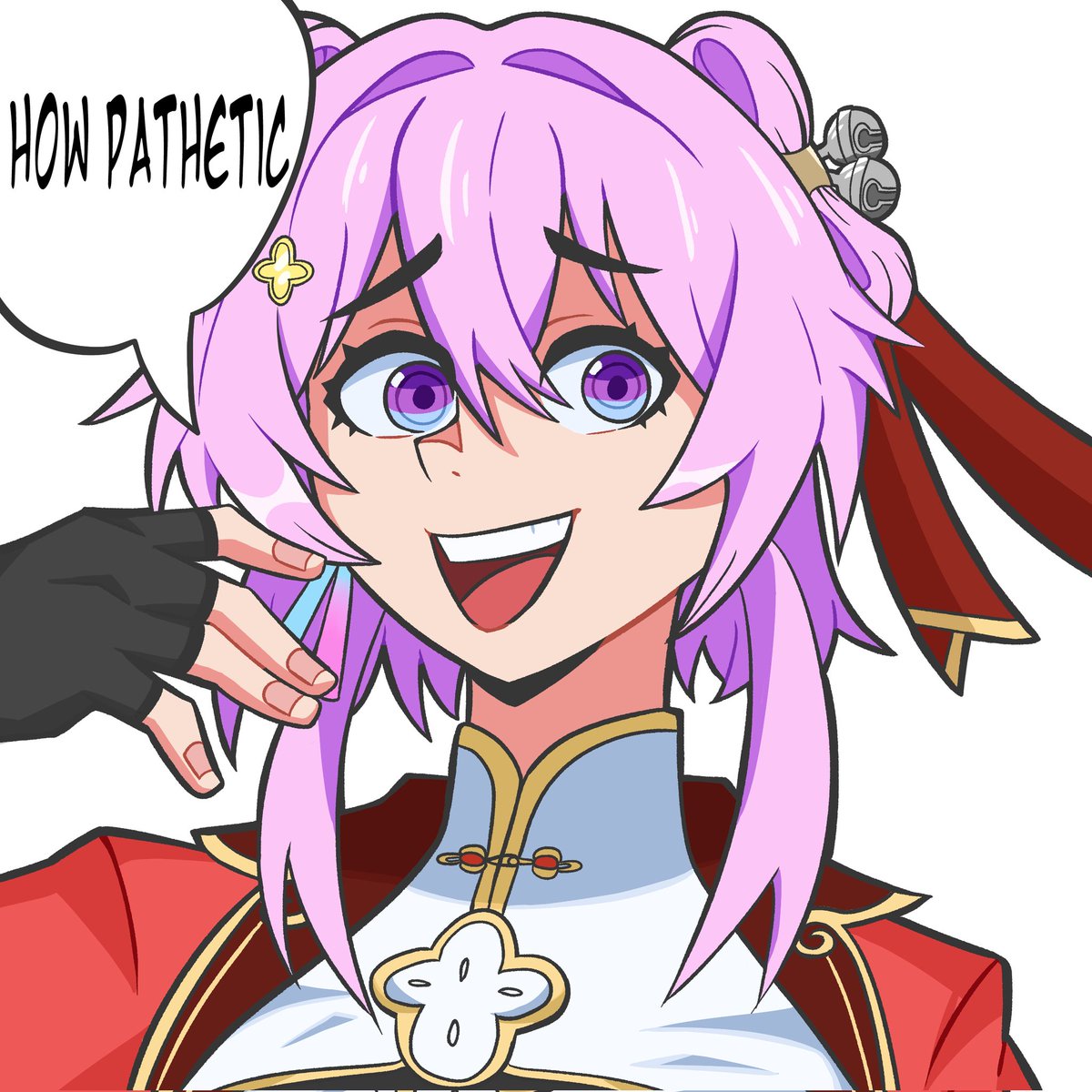 Arkiie14's tweet photo. Make a short comic on how March 7th can defeat Yaqing now. #HonkaiStarRail #Honkai_Star_Rail #March7th #Yangqing #yunli #fanart #comics https://t.co/w5foxyQKsr