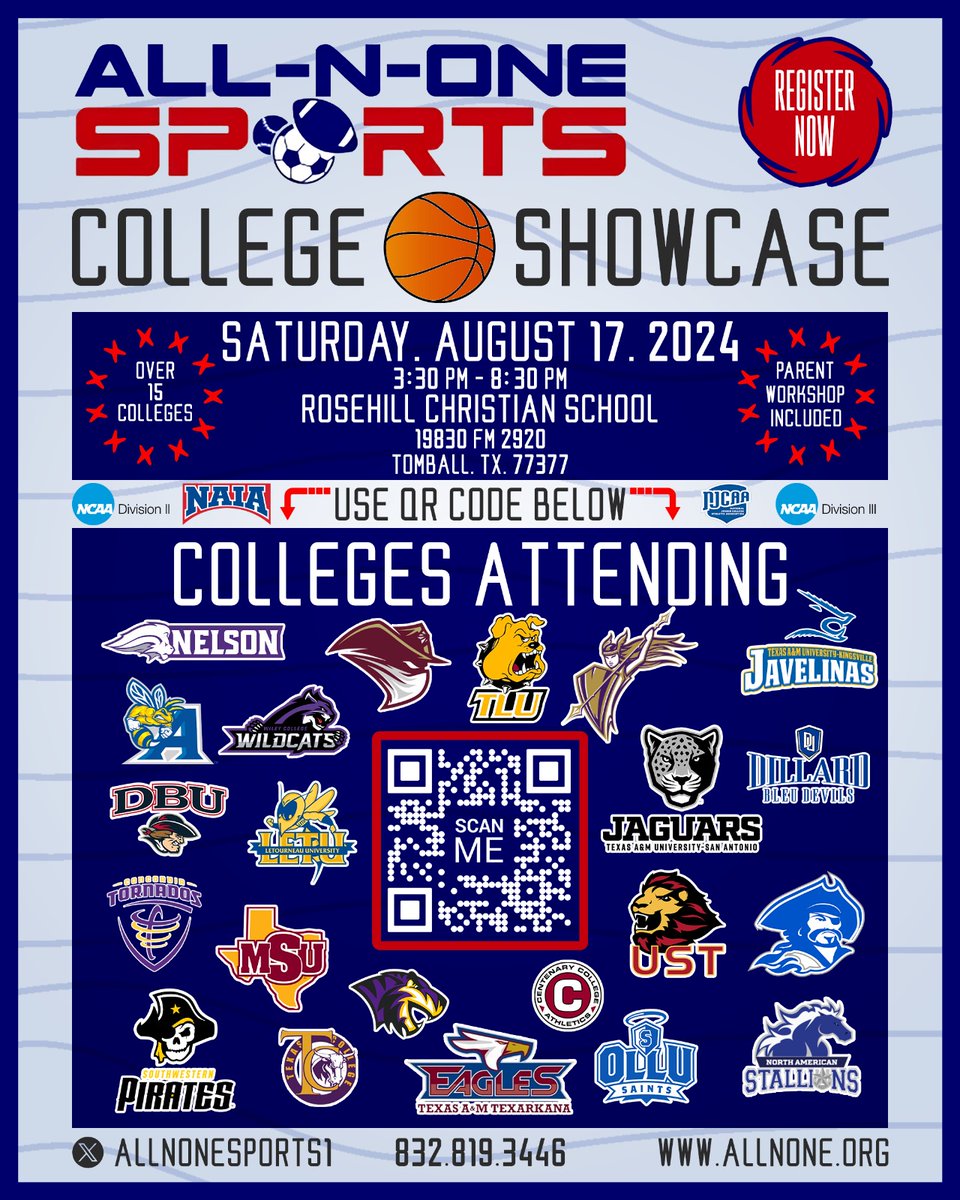 All-N-One Sports Services (@allnonesports1) on Twitter photo ✅️🔐🔐LOCKED IN
<a href="/nategreat_hoops/">Nathan Ranard</a> is ready to compete at the <a href="/AllNOneSports1/">All-N-One Sports Services</a> COLLEGE SHOWCASE
August 17th in Houston, TX ✅️🔐🔐LOCKED IN
<a href="/nategreat_hoops/">Nathan Ranard</a> is ready to compete at the <a href="/AllNOneSports1/">All-N-One Sports Services</a> COLLEGE SHOWCASE
August 17th in Houston, TX