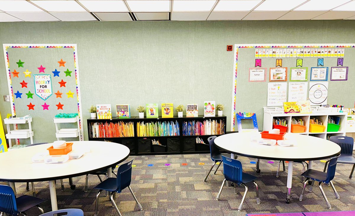 Today was my official 1st day back to school w/ students. 🖍️📚✏️Starting my 22nd year. I’m really feeling those years. I’m beyond exhausted. 😂I love setting up a welcoming classroom. The walls will soon be filled with student work. I’m looking forward to seeing them shine. ✨