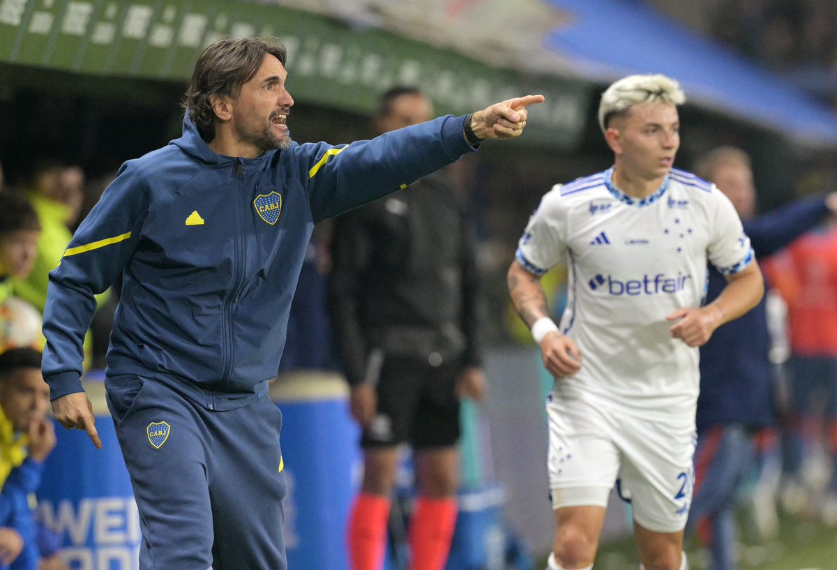 Los puntajes de Boca en la victoria ante Cruzeiro Diego Martínez, DT de Boca.