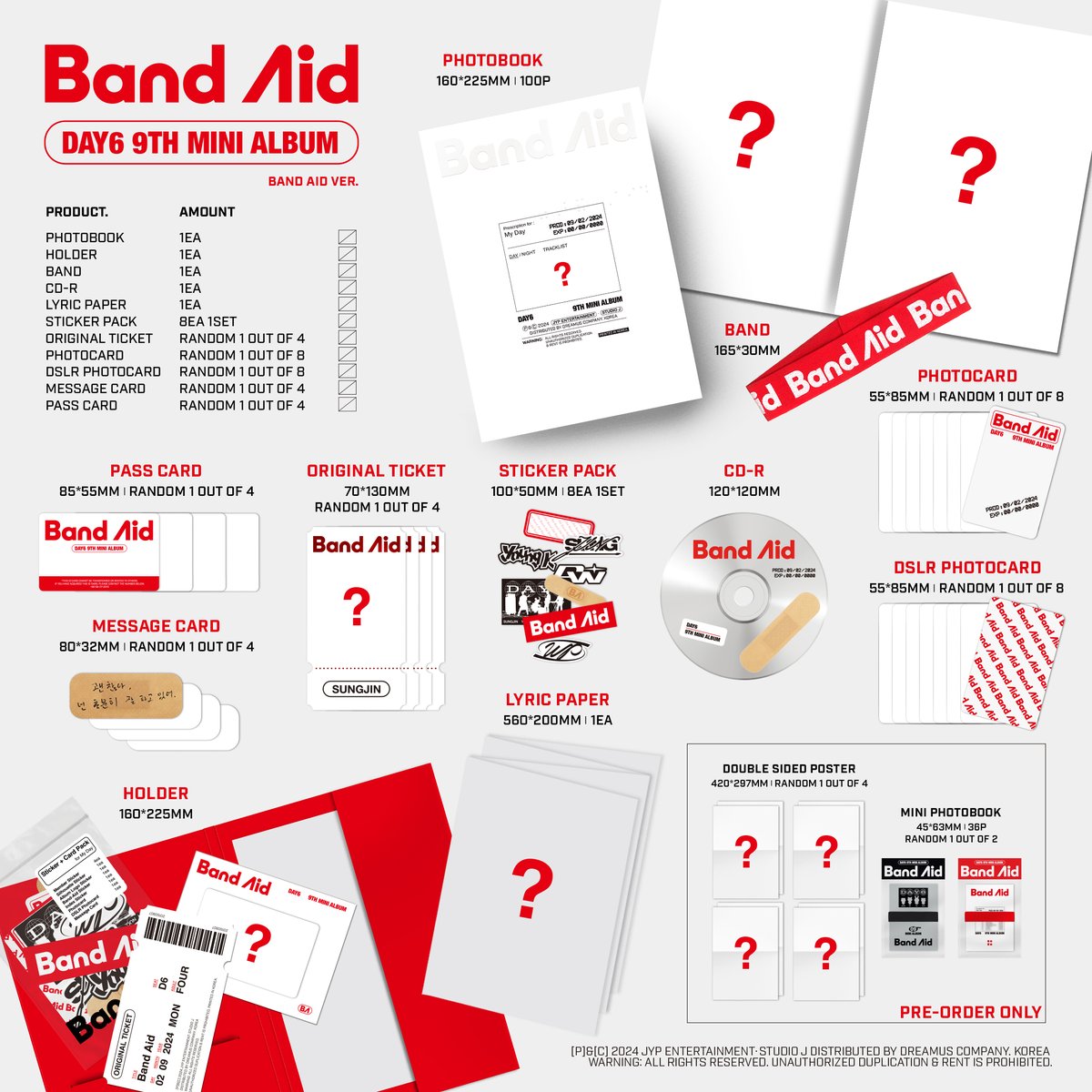 day6official's tweet photo. DAY6(데이식스) 9th Mini Album
＜Band Aid＞
ALBUM PREVIEW
STANDARD (Band Aid Ver.)

2024.09.02 MON 6PM (KST)

🔗PRE-SAVE &amp; ADD 
https://t.co/86lYBN2ol4

#DAY6 #데이식스
#Band_Aid https://t.co/pPWAg4GM4E