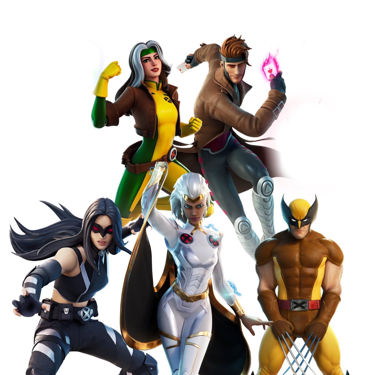 OneWheelchairX's tweet photo. Fortnite having the most X-Men video game content in the last decade is sooo insane… but they delivered ☝🏻 https://t.co/6FrqGmQwCf
