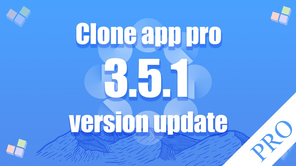 cloneapp_app's tweet image. Clone app pro version 3.5.1 update

Update content is as follows:
Fixed the issue that Google services cannot be used. Google services can now work normally.

👉👉Clone app PRO version download link: cloneapp.net