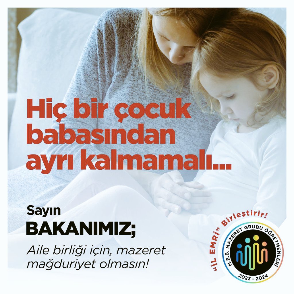 Aile bütünlüğü gibi hassas bir konuda umarız en kısa zamanda il ve ilçe emri ile ilgili düzenleme yapılır

#YusufHocadanAileBirligi