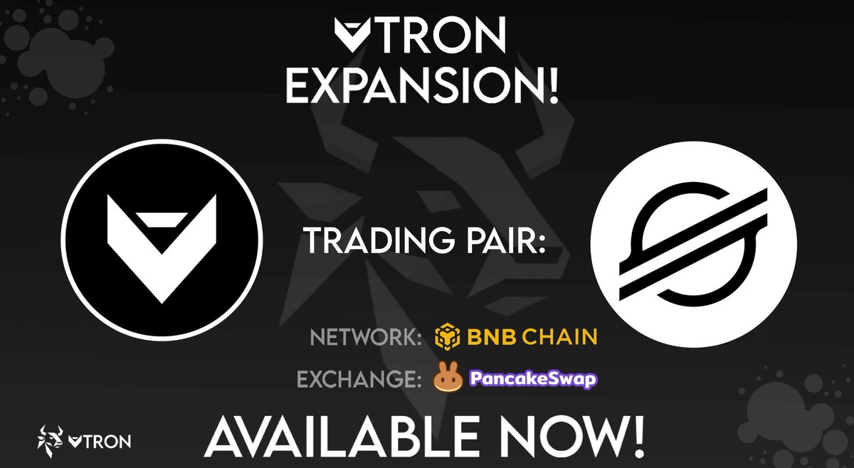 ATRONPROTOCOL's tweet photo. 📢 New $ATRON 🐂 Liquidity Expansion!
Pair: $XLM @StellarOrg
Chain: @BNBCHAIN
DEX: @PancakeSwap
Join our TG ⬇️
https://t.co/OhrJiWDABP
#bullishonatron #volume #paymewithausd #atrontoken #ausd #bullish #ETH #BNB #binance #Bitcoin #btc #passiveincome #arbitrage #reward #XLM https://t.co/Rvdxr9AkAt