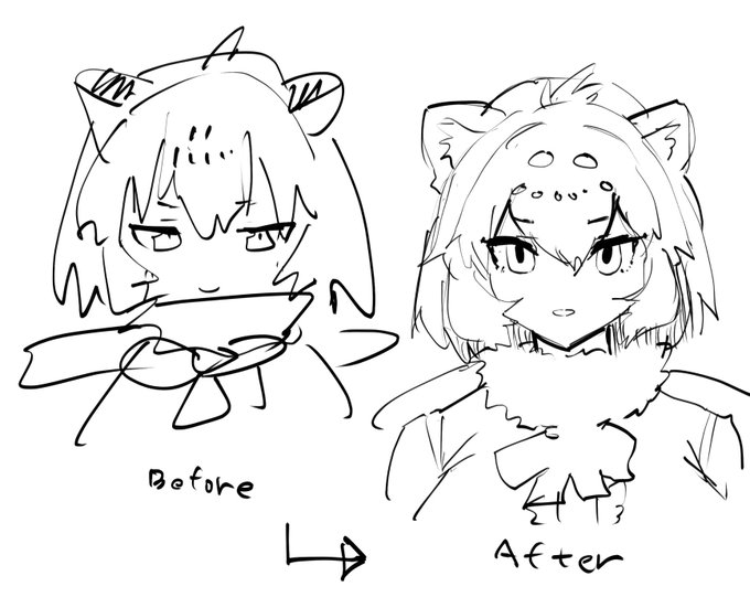 頭の書き順調整中 