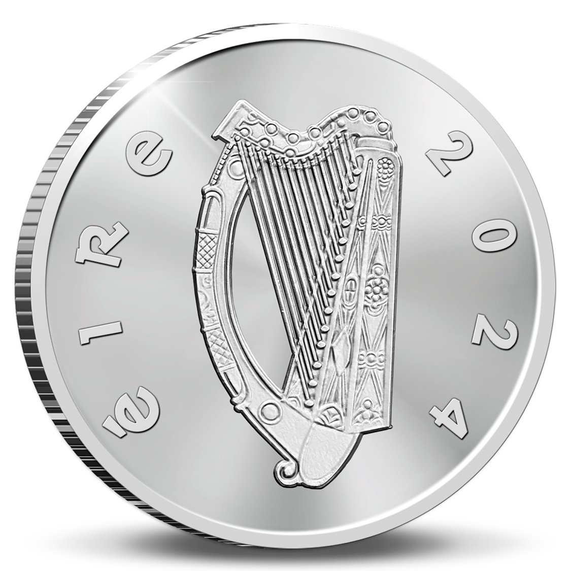 🇮🇪 A €15 coin has been released to mark 1,500 years since the death of St Brigid, who established a monastery in Kildare for both men and women, the first of its kind in Ireland