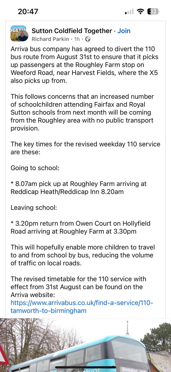 SmithLady07's tweet photo. @JohnWillmottSch @FairfaxSchool 110 now collecting from Sept from
Harvest Fields area see below https://t.co/NyFct4o0qb