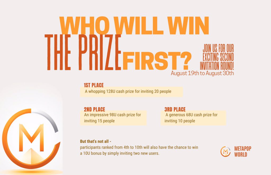 MetapopWorld's tweet photo. Join us for the highly anticipated third invitation round! #Metapop #MetapopVIP #Web3 #Airdrop #MPC https://t.co/VFbZtXeAwt