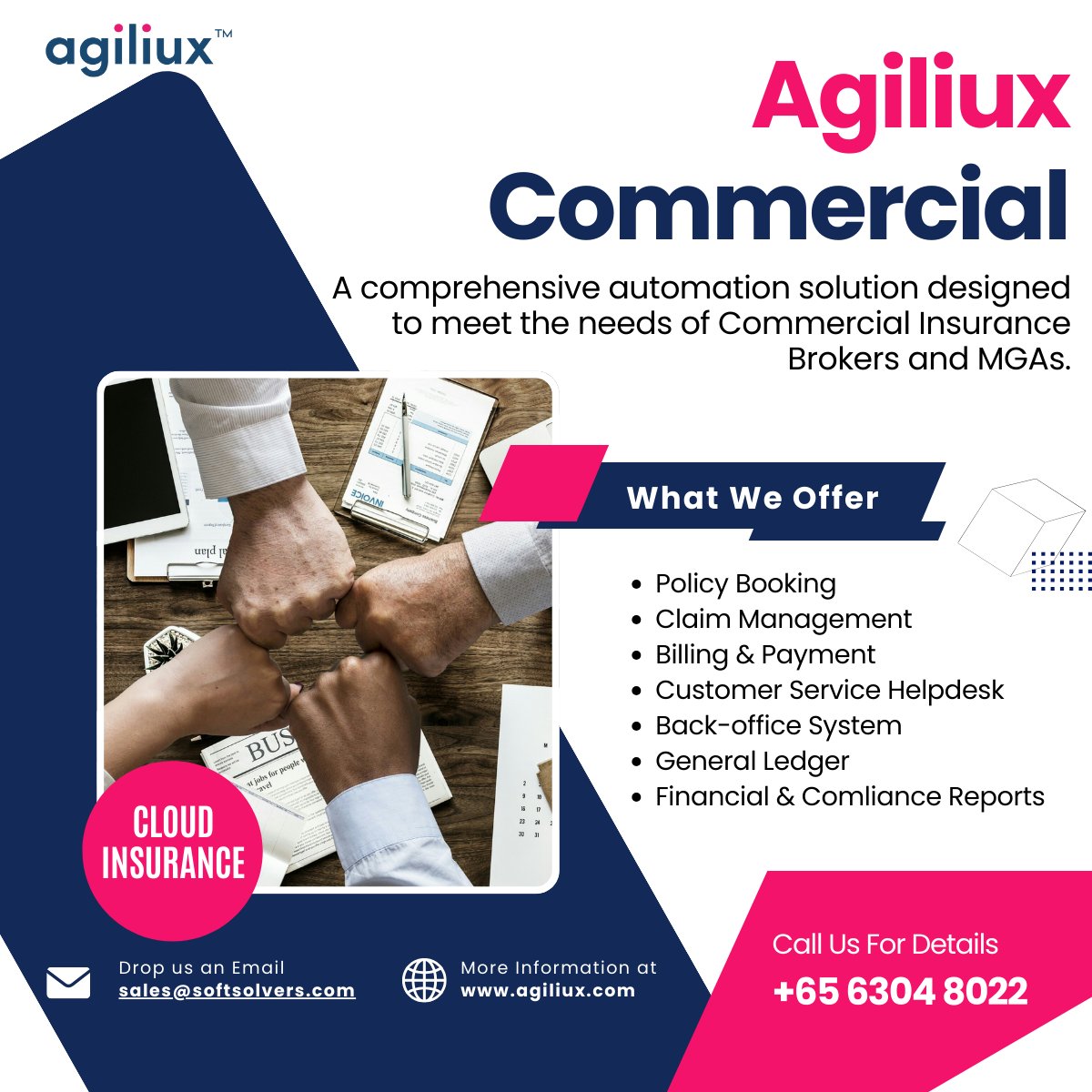 Streamline your insurance operations with Agiliux Commercial! Our comprehensive platform offers end-to-end automation for Commercial Insurance Brokers &amp; MGAs. Enjoy real-time dashboards &amp; efficient regulatory reporting to boost efficiency &amp; productivity.
agiliux.com/products/comme…