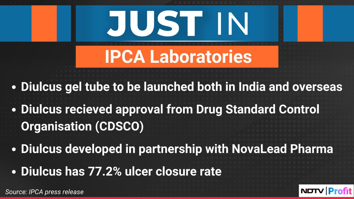 NDTVProfitIndia's tweet photo. #IPCALaboratories launches drug Diulcus to treat diabetic foot ulcers.
For the latest news and updates, visit: https://t.co/by4FF5o0Ew https://t.co/lH6MiLqRfM