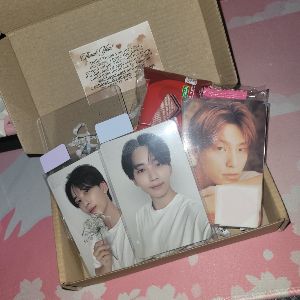 keicart__'s tweet photo. ╰ 💌 #kei_mails
— ♡ hannie arrived safely! sorry for the late feedback. thank you the smooth & fast transaction! 🫶 nabusog din ako sa freebies emz 😭
꒰@pshavencart | #pshaven_feedbacks ꒱ https://t.co/l51gPnMWmC