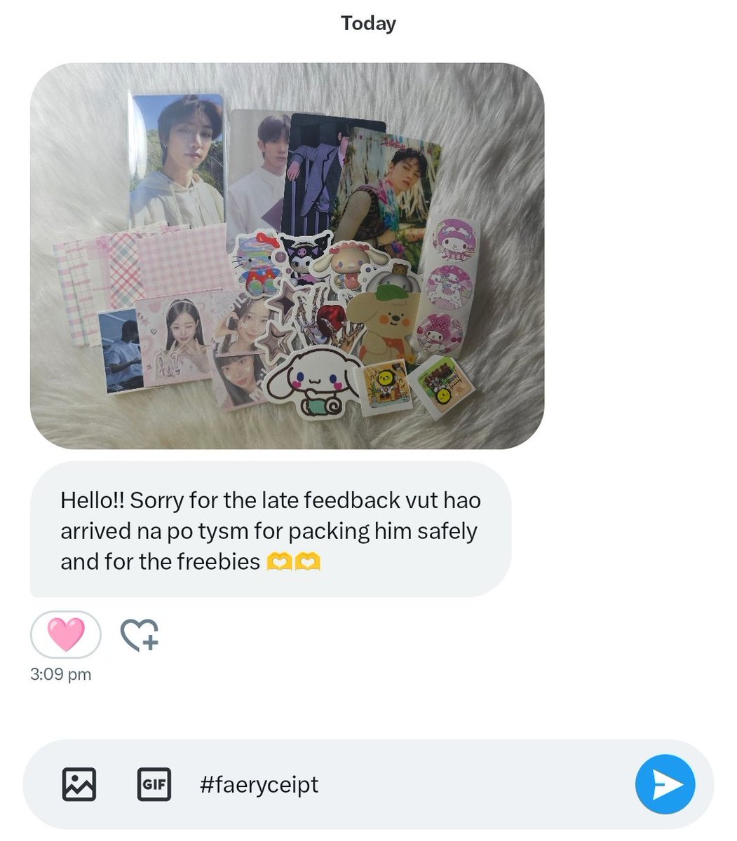 faeyaris's tweet photo. feedback through dms 💌 #faeryceipt https://t.co/o7zR5B5v2V