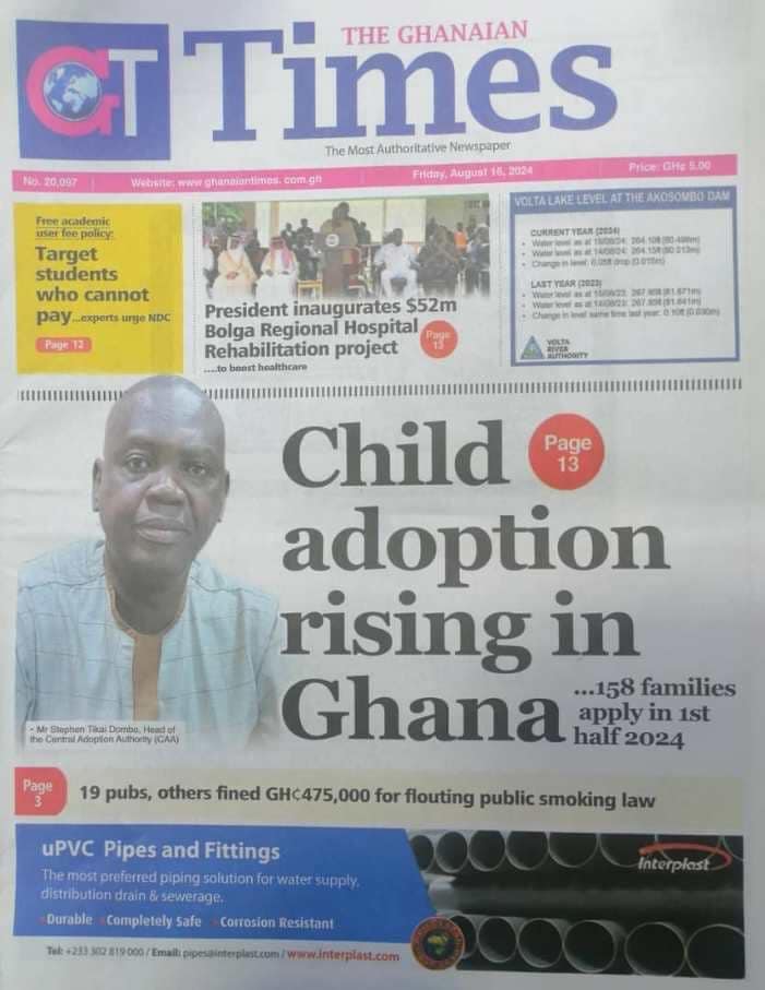 Atinka1047fm's tweet photo. Front pages of today’s newspapers || Friday, 16Th August 2024
#AMVnews #AMDrive #newspapersheadlines #Atinka1047fm https://t.co/zHderoYi0u