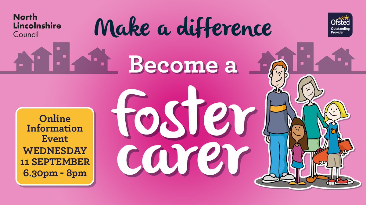 NorthLincsCNews's tweet photo. “I foster because…children are our priority. I am proud to be a foster carer,” current foster carer.

Join the team at their next online information evening to find out more about how you could start your fostering journey.

Register here 👇

https://t.co/3kMshJ86pm https://t.co/CsrqPpuXDo