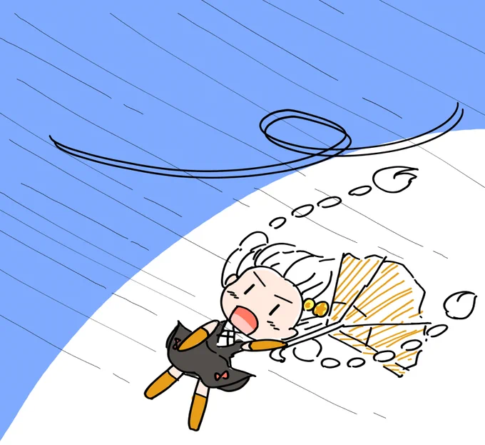 あかりvs台風 