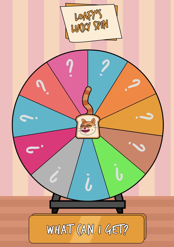 LoafToken's tweet photo. #ToastOff  Season 2 has been 🔥 Thank you for your support #crofam #loafies 🍞 ❤️

MORE prizes adding to Loafy’s Lucky Spin. Get ready to spin and win BIG next week! 🍞✨ https://t.co/0jswHkUBIZ