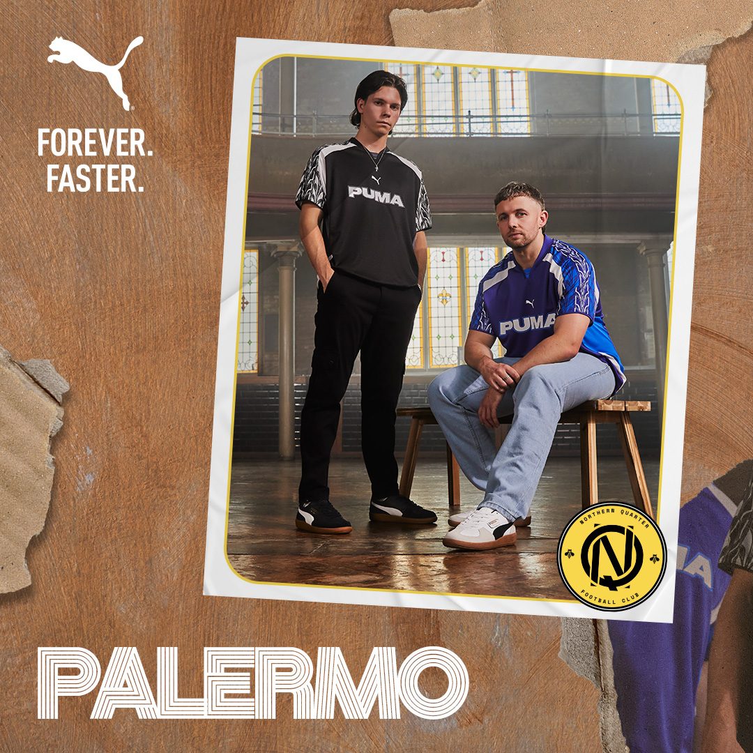 we’ve joined up w @Puma to support grassroots football clubs. 

We've kitted teams out nationwide with fresh pairs of the Palermo, <a href="/NQ_FC/">Northern Quarter FC</a> featured below 👇

keep your eyes on our socials over the coming days to be involved #footasylum #puma