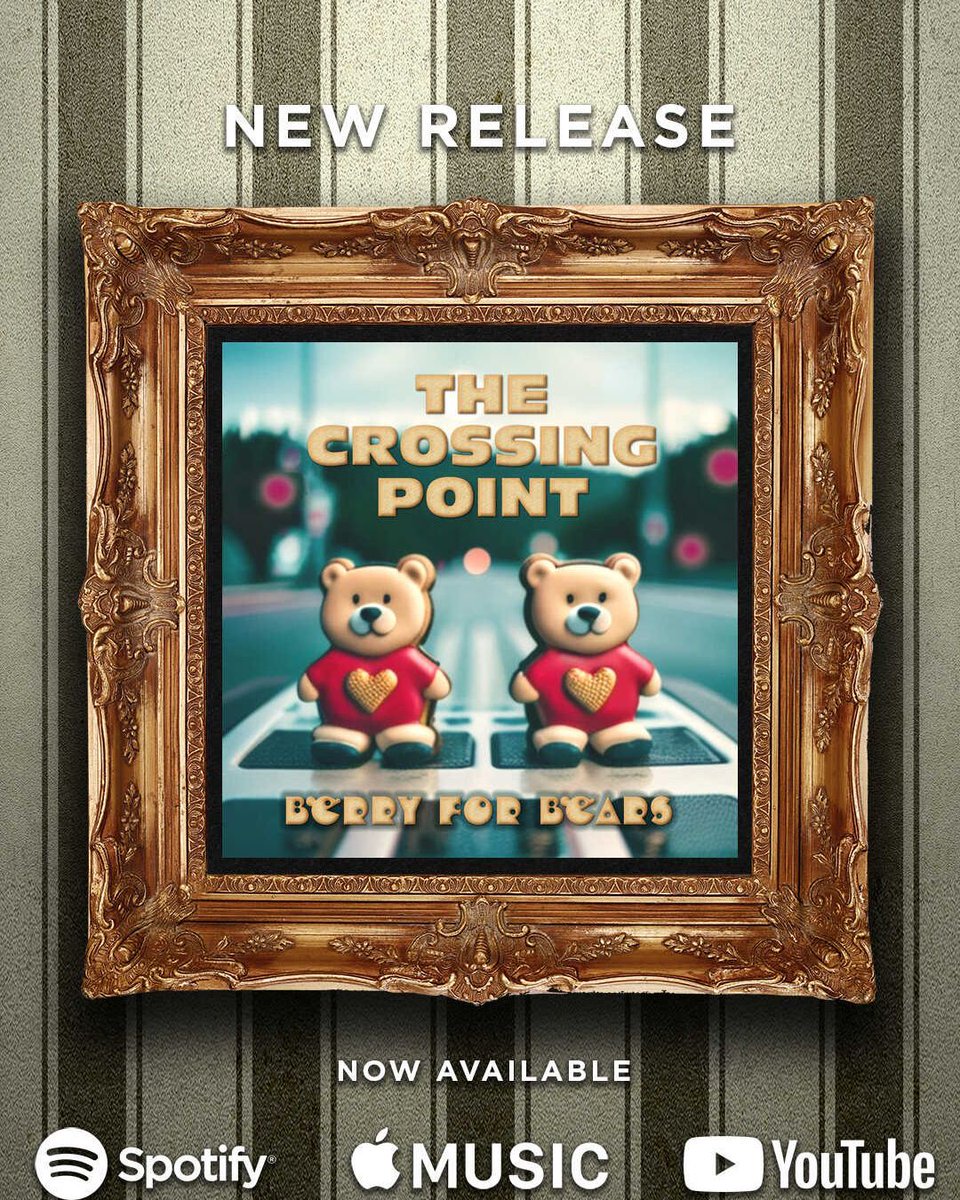 ruki_bear's tweet photo. Berry for Bears
The Crossing Point
のリリース❣

今回は歌とギターは
特に頑張ってます😊

🔊是非チェックお願いします🎧
https://t.co/HVA6ItOfH2

#BerryforBears #TheCrossingPoint #Spotify #Distrokid #AppleMusic https://t.co/kCWbepaecJ