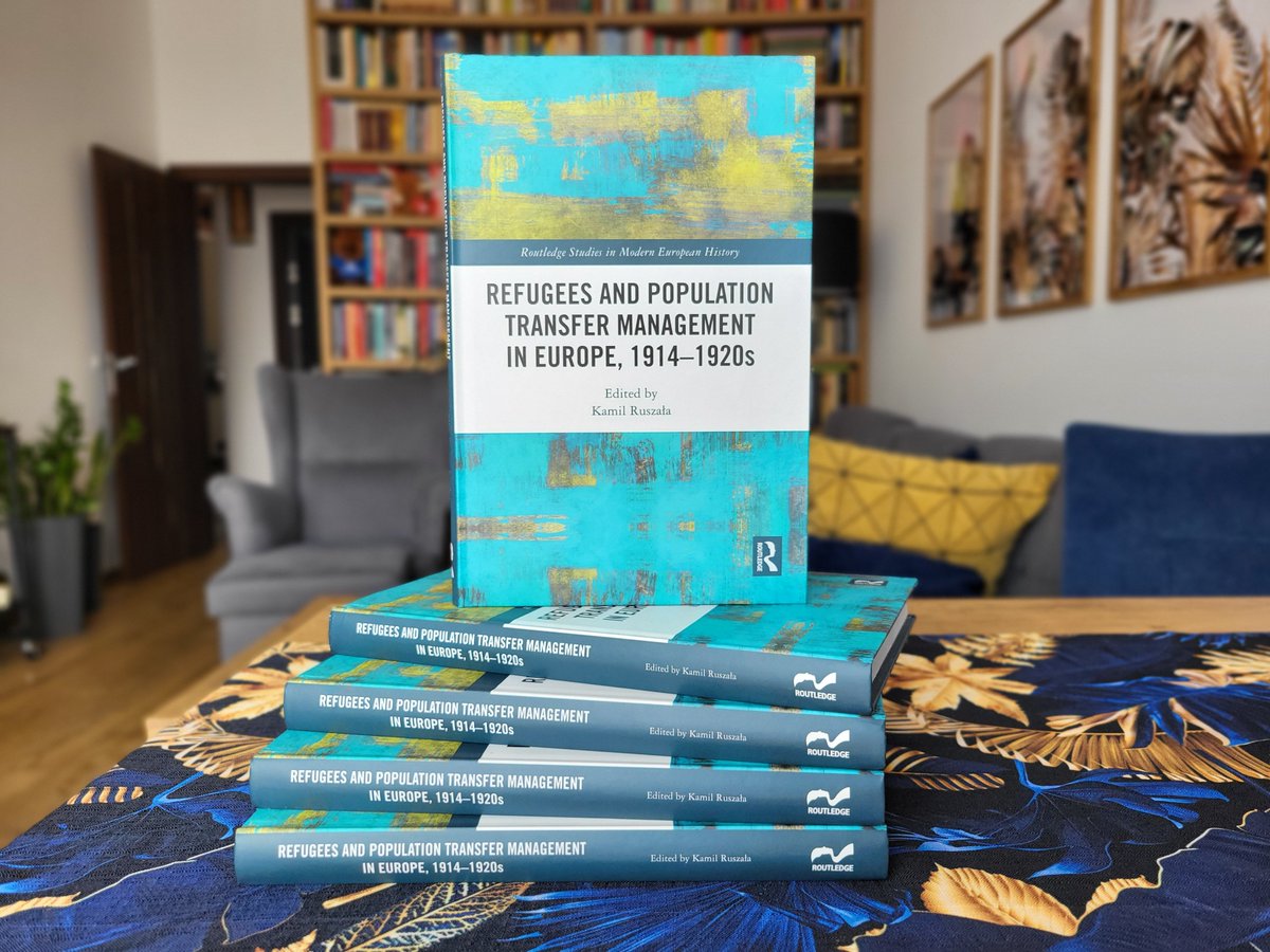 Kamil Ruszała (@kamilruszala) on Twitter photo Book is out! "Refugees and Population Transfer Management in Europe, 1914–1920s," published by <a href="/RoutledgeHist/">Routledge History, Heritage Studies & Archaeology</a>, is now available. A big thank you to all the authors, reviewers, & the publisher for their constructive & fruitful collaboration.
ToC & Details: routledge.com/.../Ruszala/p/… Book is out! "Refugees and Population Transfer Management in Europe, 1914–1920s," published by <a href="/RoutledgeHist/">Routledge History, Heritage Studies & Archaeology</a>, is now available. A big thank you to all the authors, reviewers, & the publisher for their constructive & fruitful collaboration.
ToC & Details: routledge.com/.../Ruszala/p/…