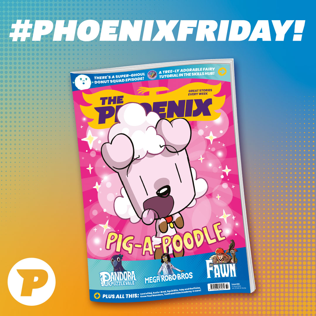 phoenixcomicuk's tweet photo. We're holding our breaths as we read Mega Robo Bros this week, it might be the most intense cliffhanger yet...
💥Fawn
💥Bunny vs Monkey
💥Pandora in Puzzlevale
💥Toby and The Pixies
💥Mega Robo Bros
Find all this and MORE in #ThePhoenixcomic! https://t.co/aMqvbtW38m