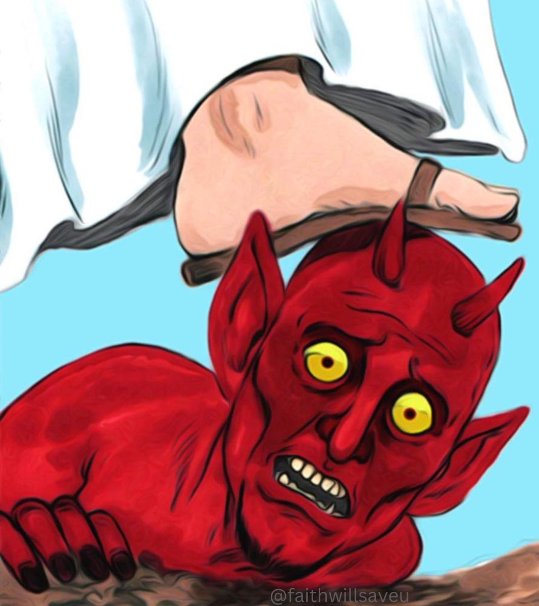 faithwillsaveu's tweet photo. Are you glad Satan can’t beat Jesus?
A. Yes
B. No https://t.co/vzDe8QmMPz
