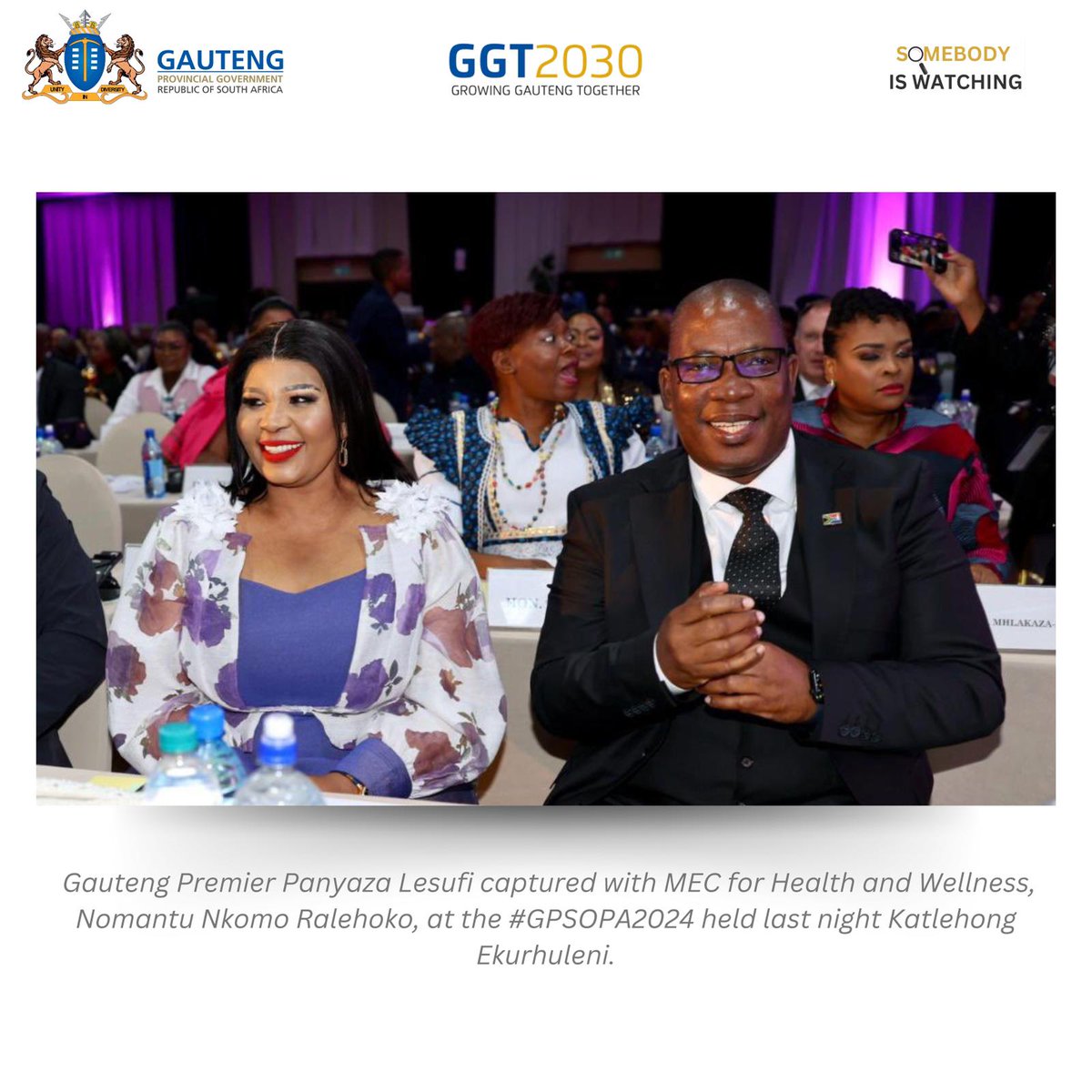 siwnews's tweet photo. Last night in pics: #GPSOPA2024. Where Premier @Lesufi laid out the roadmap for Gauteng’s future. From education to infrastructure, his leadership is guiding us toward a stronger, safer province for everyone. #SomebodyisWatching https://t.co/fh1vAhbesh