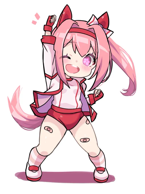デフォルメウララちゃん左右反転になってたので再アップ失礼します! #ウマ娘 