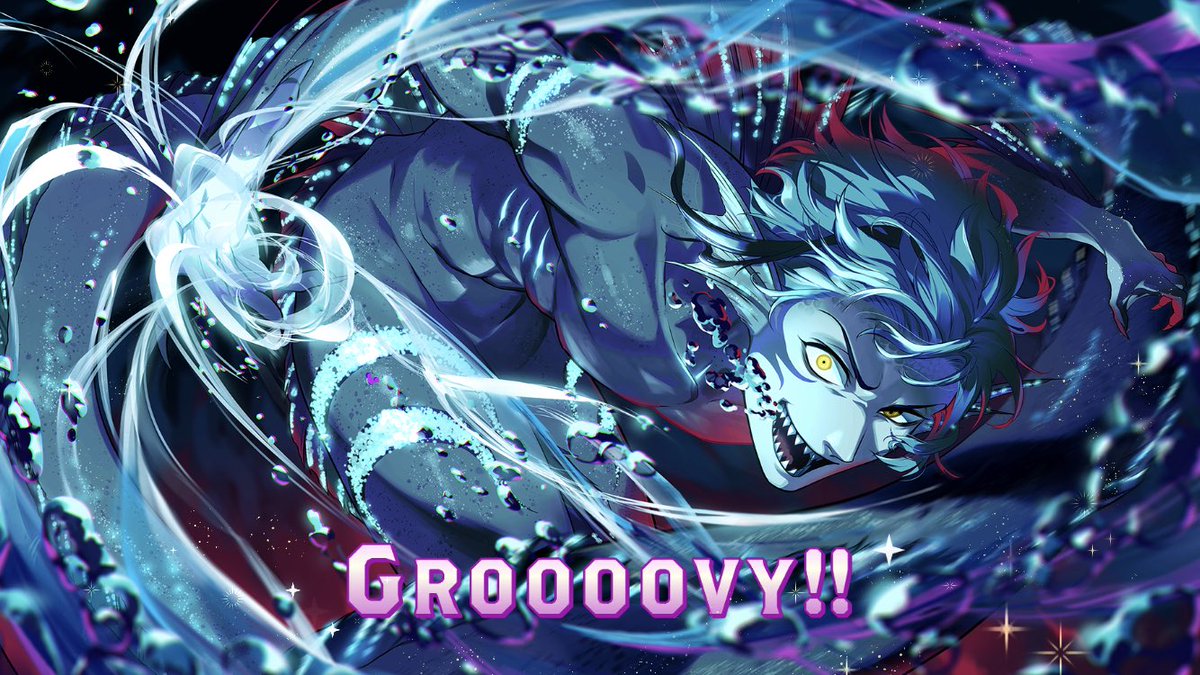 「𝑩𝑰𝑮𝑳𝑶𝑽𝑬────────グルビ絵のフロくんバチボコ殺意高くて」|ししょうのイラスト