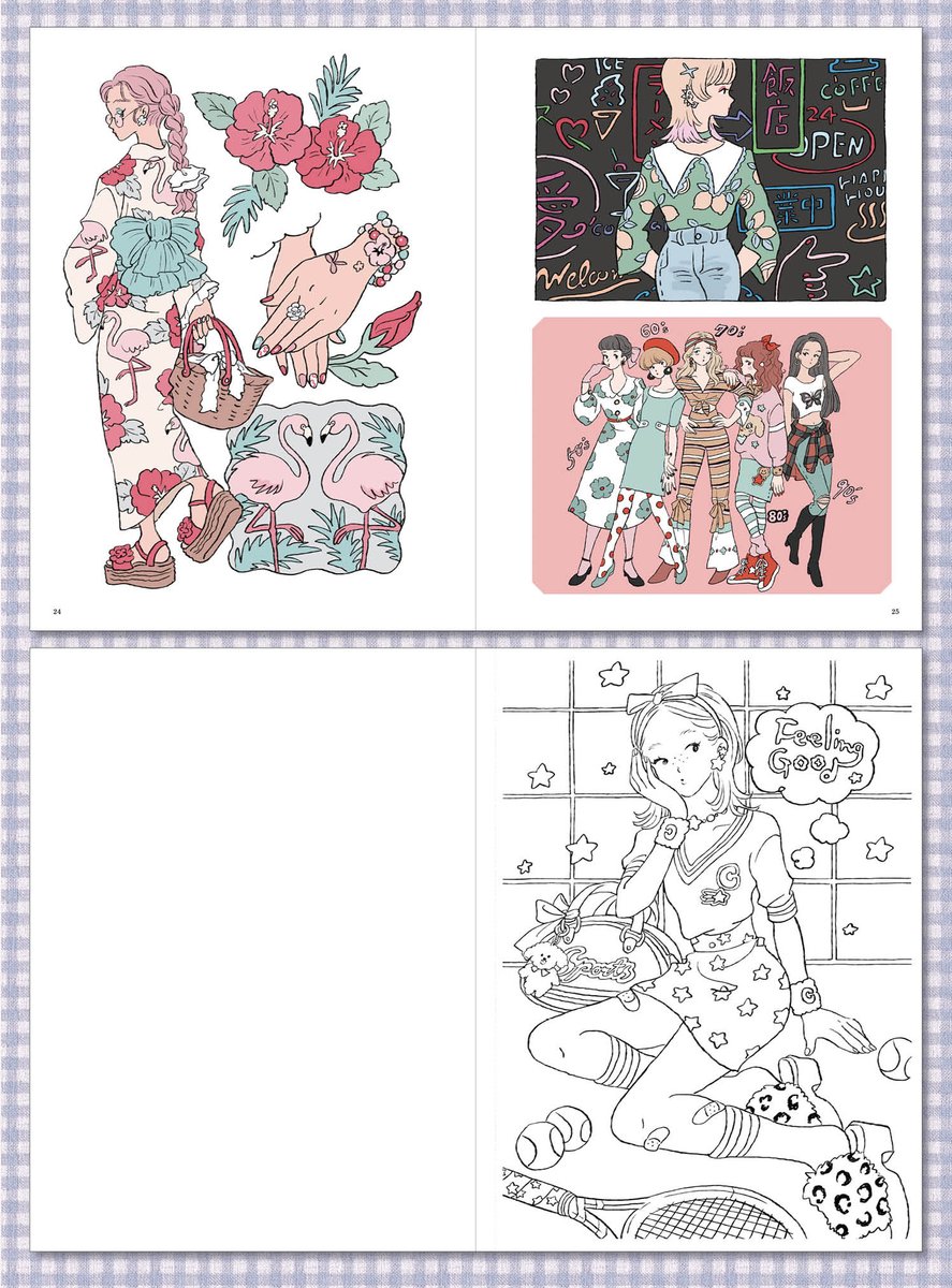 【👗マール社9月新刊💎】
『チヤキのファッションぬり絵』

活躍中のイラストレーター・チヤキさんによる、初のぬり絵の本が登場✨ 洋服から小物まで、こだわり&amp;ときめきが縫い込まれた、おしゃれでかわいい大人のぬり絵です🎨 9/19頃発売予定! 編J

マール社HP:https://t.co/hBi0pjMrfr 