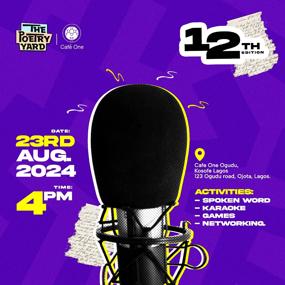 We are at Cafeone in Ogudu on the 23rd of August 2024. Come through