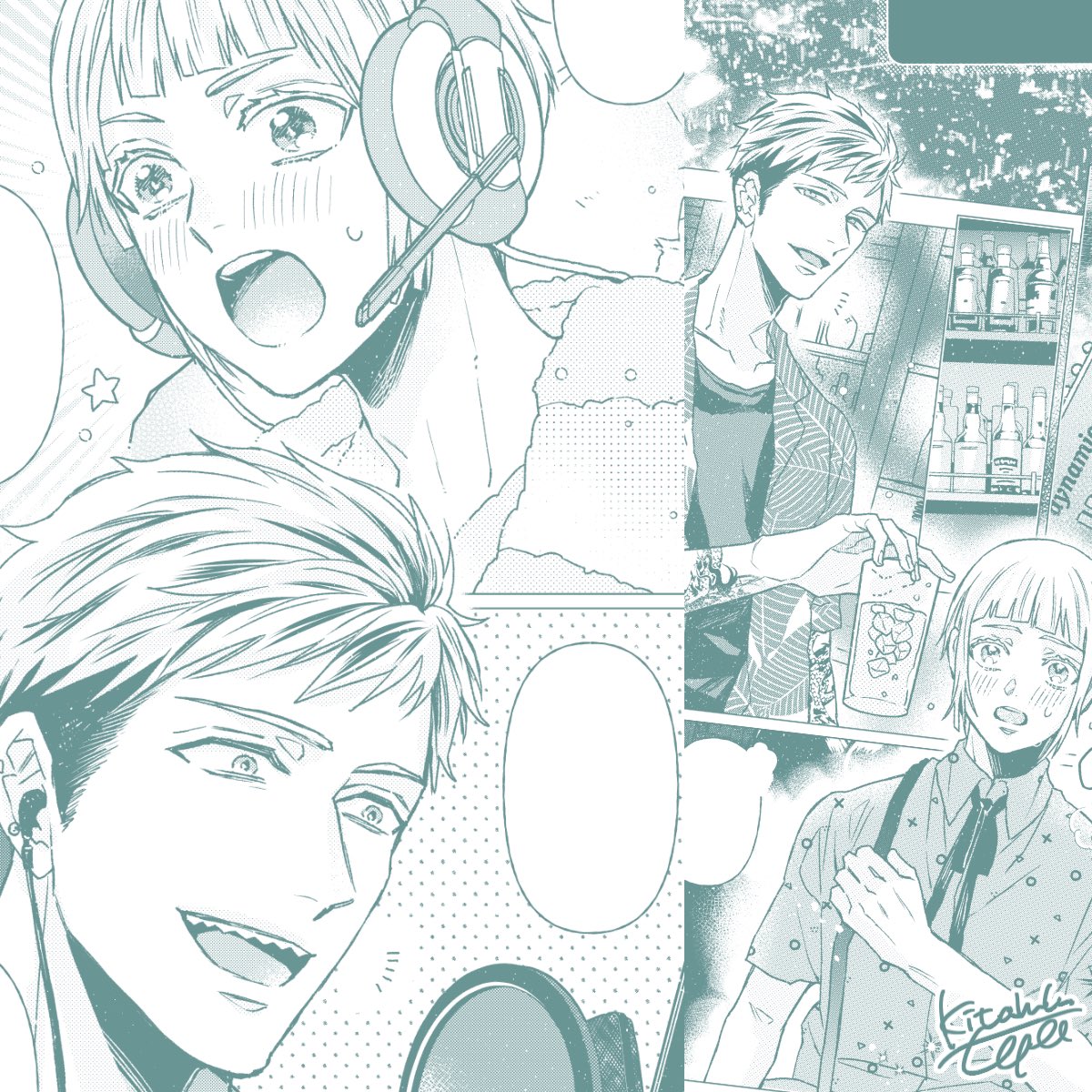 iHZ royal.1、本日より配信されています🎉
レオとフロラ、2人の性格や雰囲気のせいもあってか👀
シリーズで一番ラブコメ要素の強いカップルな気がします🦁🐱
ぜひ気軽にラフ〜な気持ちで読んで頂けたら✌
カラー扉もポップに全振りした絵が描けて楽しかったです🎨
#ブラットテイマージョーカー