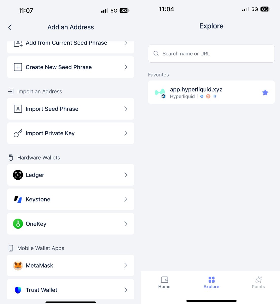 THREAD] How to use Hyperliquid on Mobile ? There is two ways: 1) Either you  use the PWA (progressive web app) for mobile : You log into Hyperliquid  https://t.co/Tp77fgHVFu on mobile and