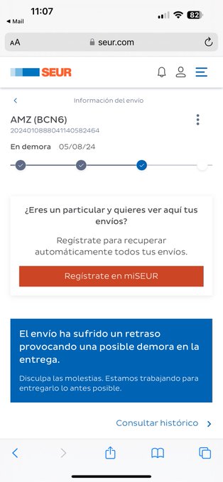 @SEUR_responde igual &hellip; 1.5 semana en demora https://t.co/9jV60CJ1BG<a class="tags" target="_blank" title="On Twitter" href="/?out=eyJ0eXAiOiJKV1QiLCJhbGciOiJIUzUxMiJ9.eyJpYXQiOjE3MjQ0MzM2ODQsImlzcyI6InR3cG9ybnN0YXJzLmNvbSIsIm5iZiI6MTcyNDQzMzY4NCwiZXhwIjoxNzU1OTY5Njg0LCJyZWRpcmVjdF91cmwiOiJodHRwczovL3R3aXR0ZXIuY29tL1NFVVJfcmVzcG9uZGUifQ.vk0Hg-9b67bCe-CADb7S72f7K8y9uHIqMTNBlAPpdnKY_JfA2lFKNddEjgcv6uXGJcuXRzbkLgiv28k5iEvHMA">@SEUR_responde</a><a href="/tag/mvsales"class="tags"><span>#mvsales</span></a>