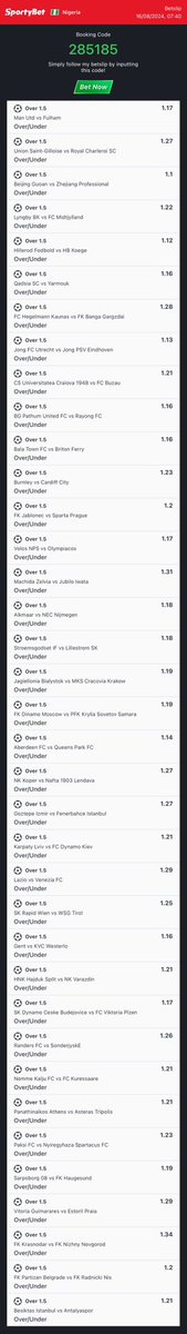 SteadyWin01's tweet photo. 💥WEEKEND TIPS 🏆

🟢 285185 - 1000 odds 

🟢 AC4079E - 140 odds

🟢 FB39B0C - 500 odds

@Queenofodds1 @Brarena47 @LouieDi13 @Ekitipikin @Mrbankstips @Davidbanksz @sportingking365 @spiriitual @MrSenge_94554 @Divinef11494116 

Retweet ✅ https://t.co/tXOPkJJts6