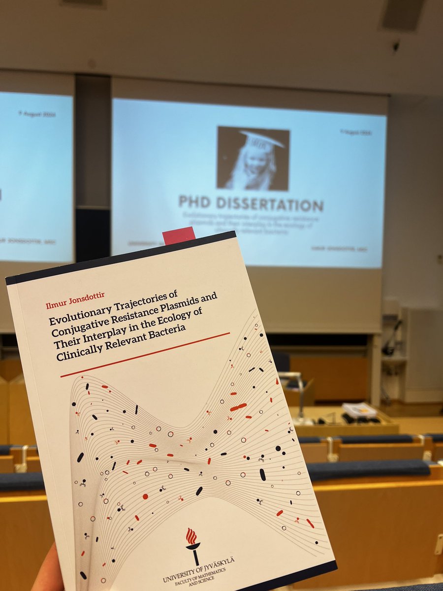 Defended my PhD last week and am so grateful for all those involved💕 Thank you to my wonderful opponent <a href="/ellieevolves/">Dr. Ellie Harrison</a> and supervisor <a href="/PenttinenReetta/">Reetta Penttinen</a> Those interested in AMR, conjugative plasmids, phage therapy, and CRISPR antimicrobials, my thesis: jyx.jyu.fi/handle/1234567…