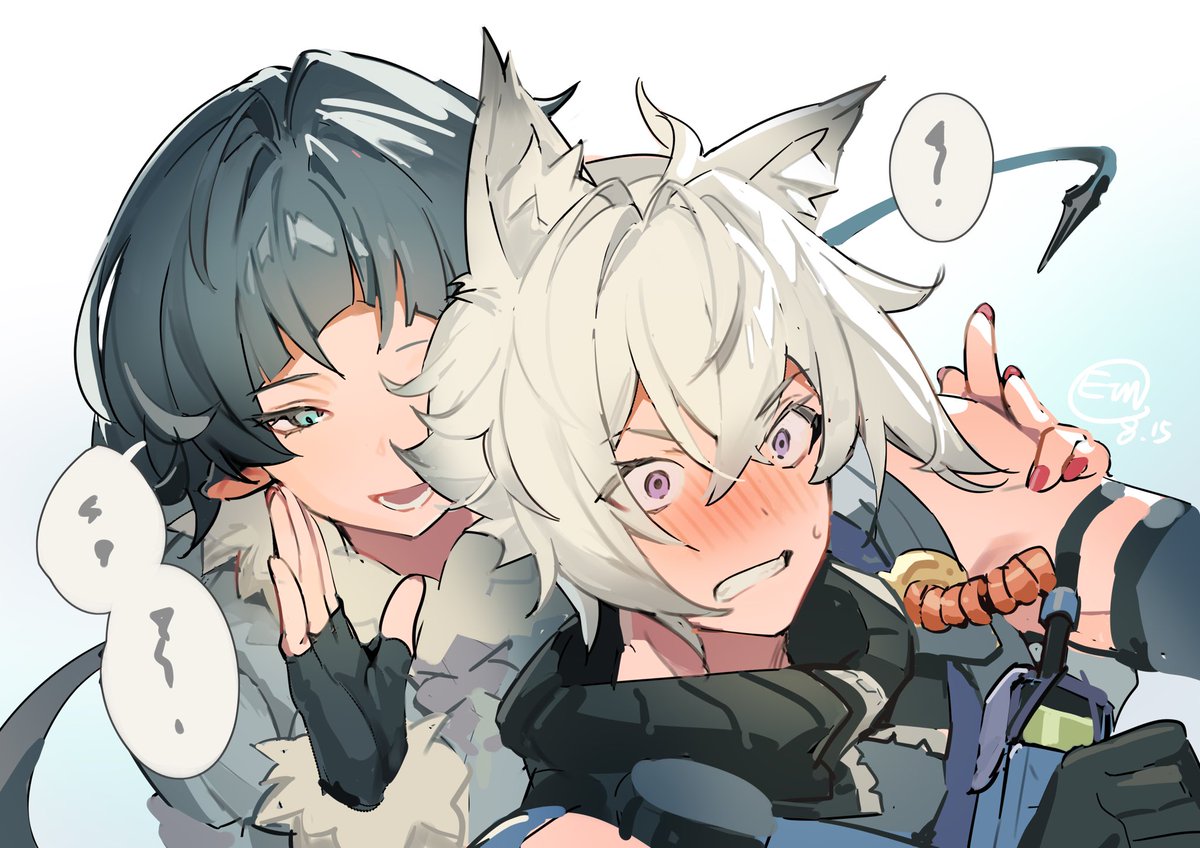 TomatoEtM's tweet photo. #セス・ローウェル #ジェーン・ドゥ
#ゼンレスゾーンゼロ #ゼンゼロ
昨天迅速画了两人 https://t.co/4YBUHOSV7x