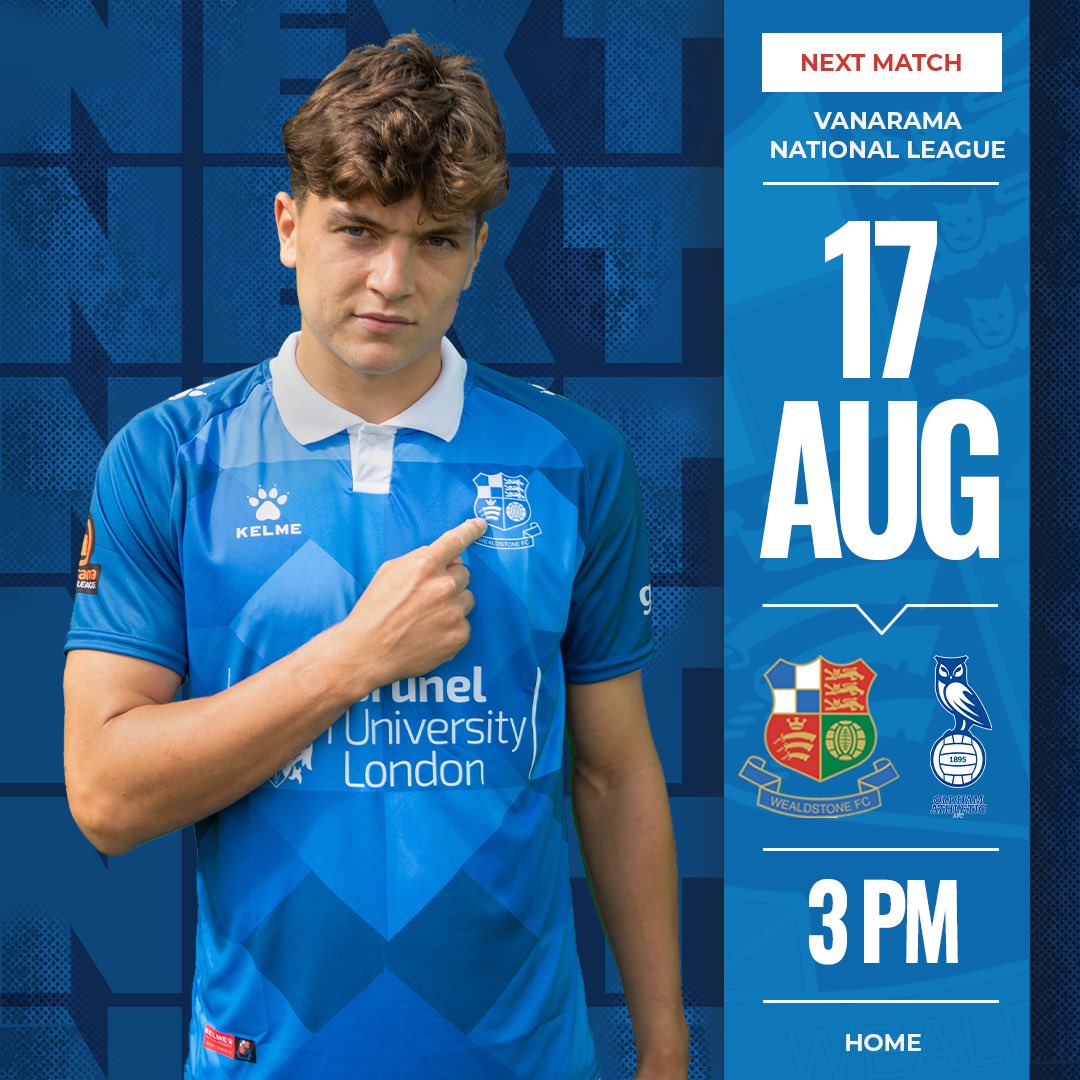 WealdstoneFC's tweet image. Matchday -1 ⚽️

The social club and DD’s Diner are open and season tickets can be collected from 12pm.

We advise match tickets are purchased online in advance to avoid queues and to benefit from discount prices. 

Our PL/EFL discount is also available. 

wealdstonefc.ticketco.events/uk/en/m