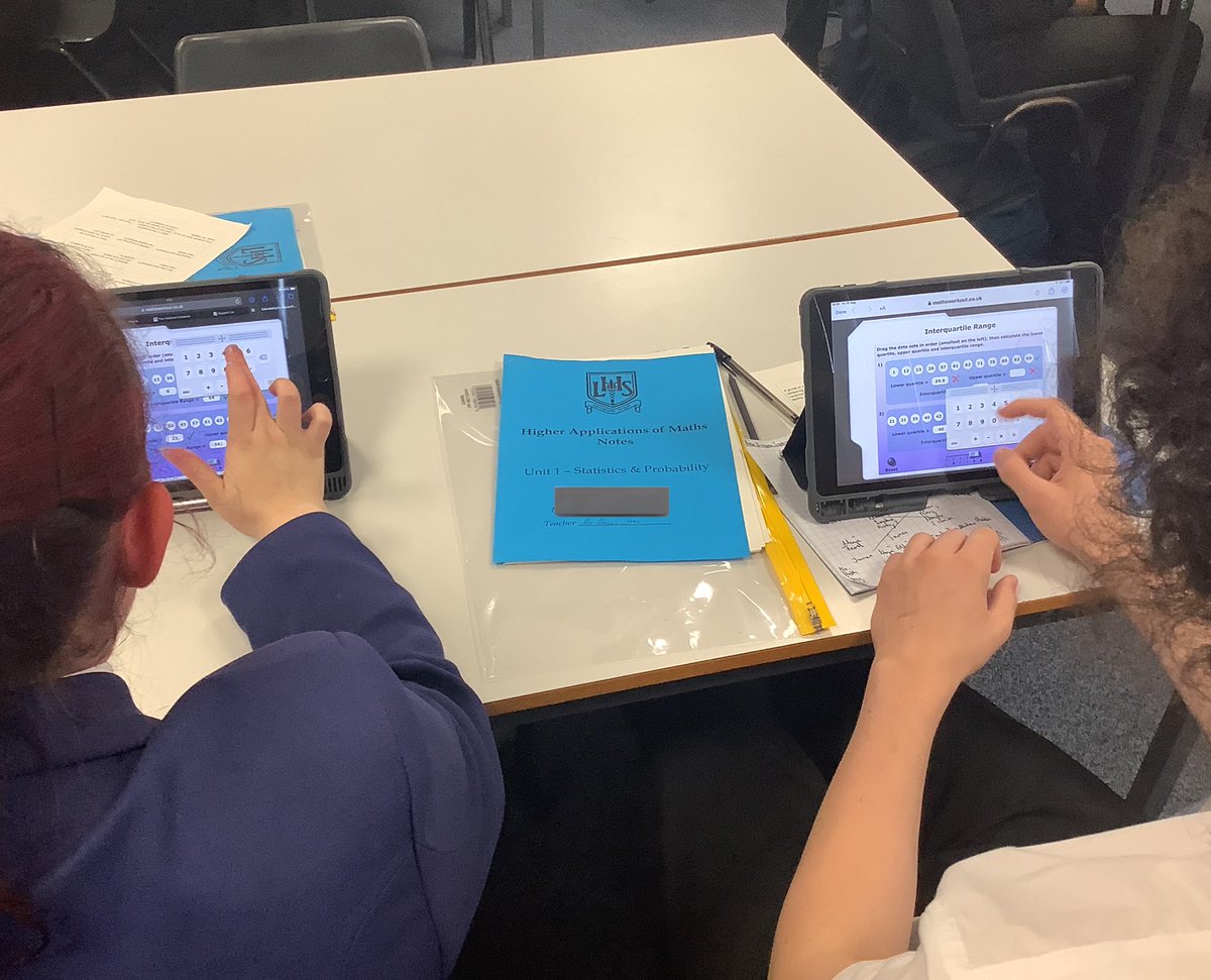 Mr Rennie-Evans (@mrrennieevans) on Twitter photo Loads of digital learning in the Higher Apps Bolt-On today as we recap our Probability and Data knowledge from before the Summer Holidays!
Getting ready to smash the Higher Apps course starting with Correlation on Monday!
<a href="/LHSMathematics/">Larbert Maths</a> <a href="/S5LHSYT/">S5 Year Team</a> <a href="/S6LHSYT/">S6LHSYT</a> Loads of digital learning in the Higher Apps Bolt-On today as we recap our Probability and Data knowledge from before the Summer Holidays!
Getting ready to smash the Higher Apps course starting with Correlation on Monday!
<a href="/LHSMathematics/">Larbert Maths</a> <a href="/S5LHSYT/">S5 Year Team</a> <a href="/S6LHSYT/">S6LHSYT</a>