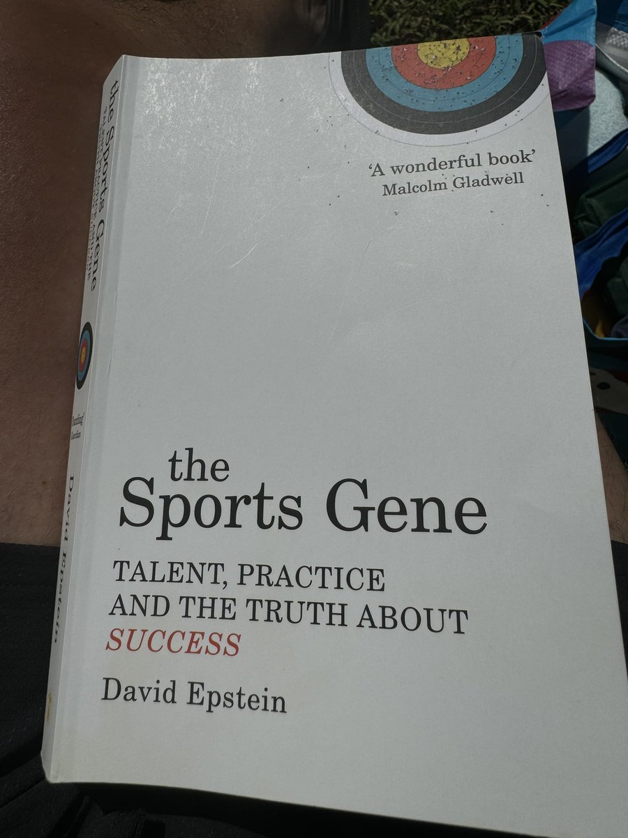 Current Holiday read, great book #pegeeks #sport