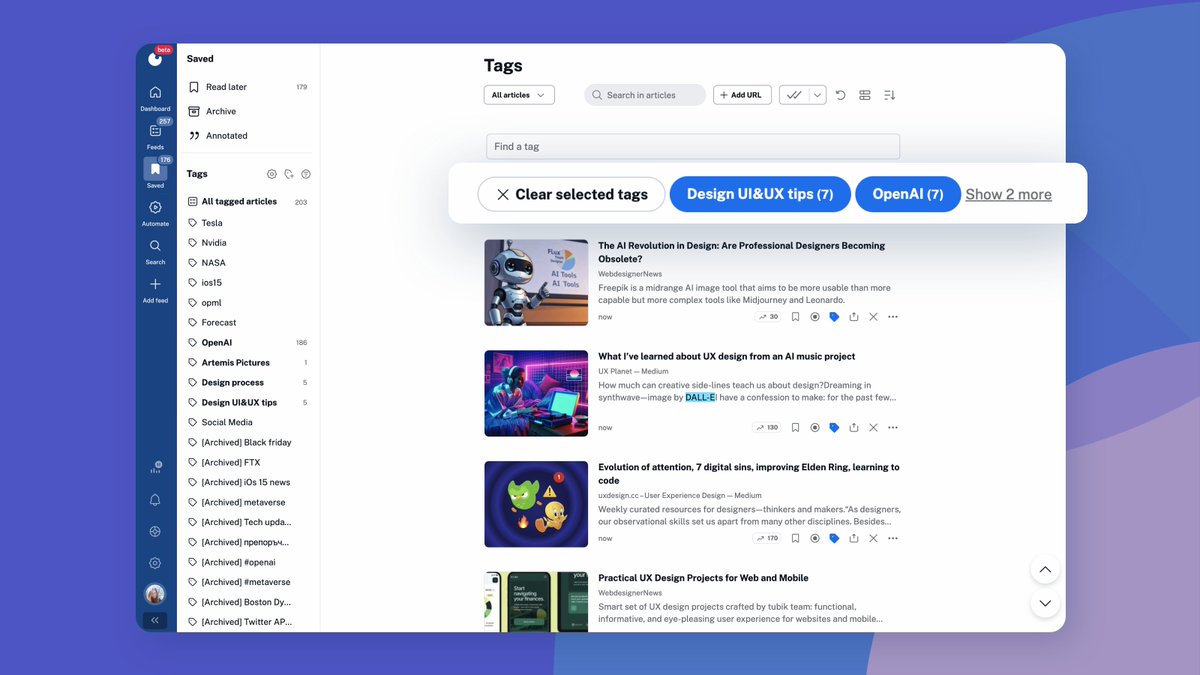 Inoreader tweet media