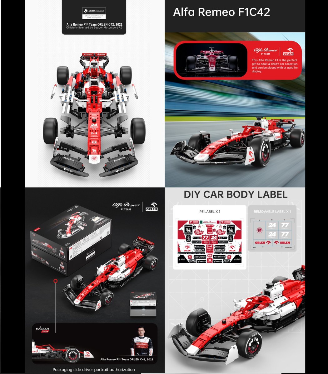 Come and challenge to build Rastar 1:8 large scale F1 bricks car! Assemble large blocks, unlock great wisdom💡#F1 #buildingblocks #toycollector