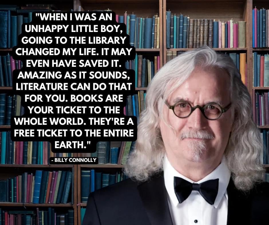 Billy Connolly is right about libraries, we don’t want to lose this in Amersham. 

Thank you to the over 500 people who have already signed our petition online or in person. You can sign here:
tinyurl.com/AmershamLibrar…

Please also share to help others be aware.