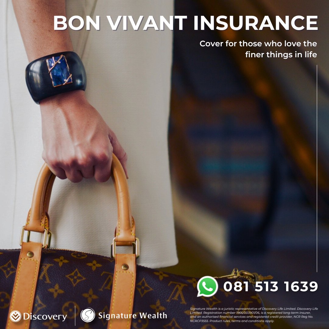 SignatureWZA's tweet photo. Bon vivant: a person who enjoys a sociable and luxurious lifestyle. 🚤

If that is you, then we have the insurance cover that best suits you.

Whatsapp Signature Wealth today on 081 513 1639.

#Insurance #homeinsurance #carinsurancequotes   #LuxuryGoods #Luxury #luxurylifestyle https://t.co/J51j7x0K3i