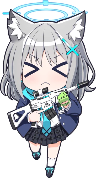 ちびシロコちゃん!#ブルアカ 