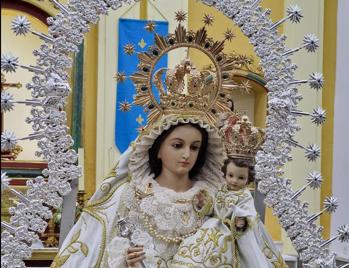 Castillo de Tajarja celebra el Triduo en honor a la Virgen de la Paz con actos religiosos y una solemne procesión