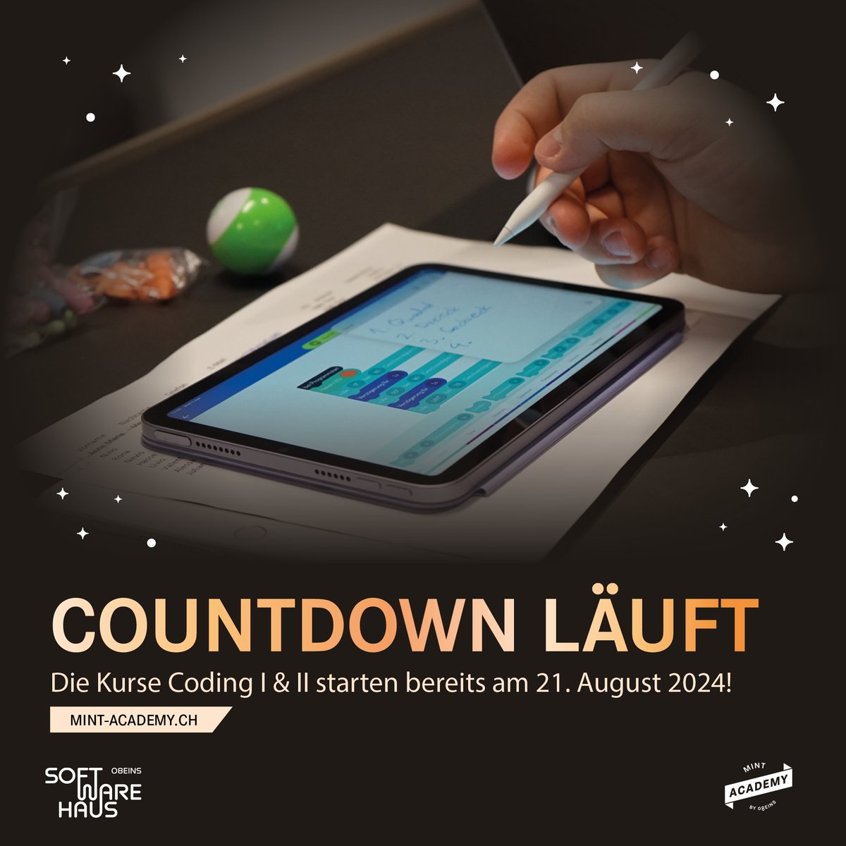 mint_academy's tweet photo. 🖥️ Jetzt anmelden: Coding I und Coding II in Chur

🗓️ Am 21. August 2024 geht es los – ideal für junge Technikbegeisterte von 9-12 Jahren

Wir freuen uns auf alle zukünftigen Coderinnen und Coder! 💻✨

#Mint #Coding #programmieren #lernen #kurs https://t.co/WsceQm4JYD