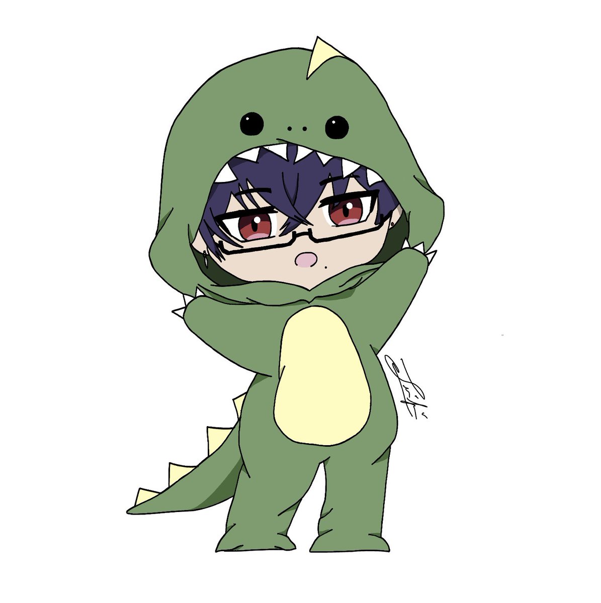 liraaaaahhh's tweet photo. Rawrrrrr 🦖
Jiro the terrifyingly cute dinobear

#JiroKirisaki #TokyoDebunker #fanart #otome #東京ディバンカー #東ディバ絵札 https://t.co/i26hZ9sQh6